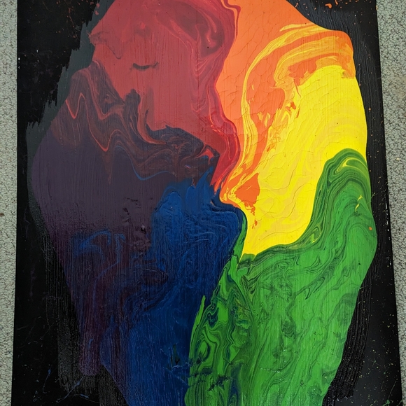 ORIGINAL ART. Ariel de Boer. 18" x 24" - Picture 2 of 3